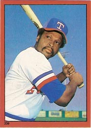 1982 Topps Baseball Stickers     239     Al Oliver